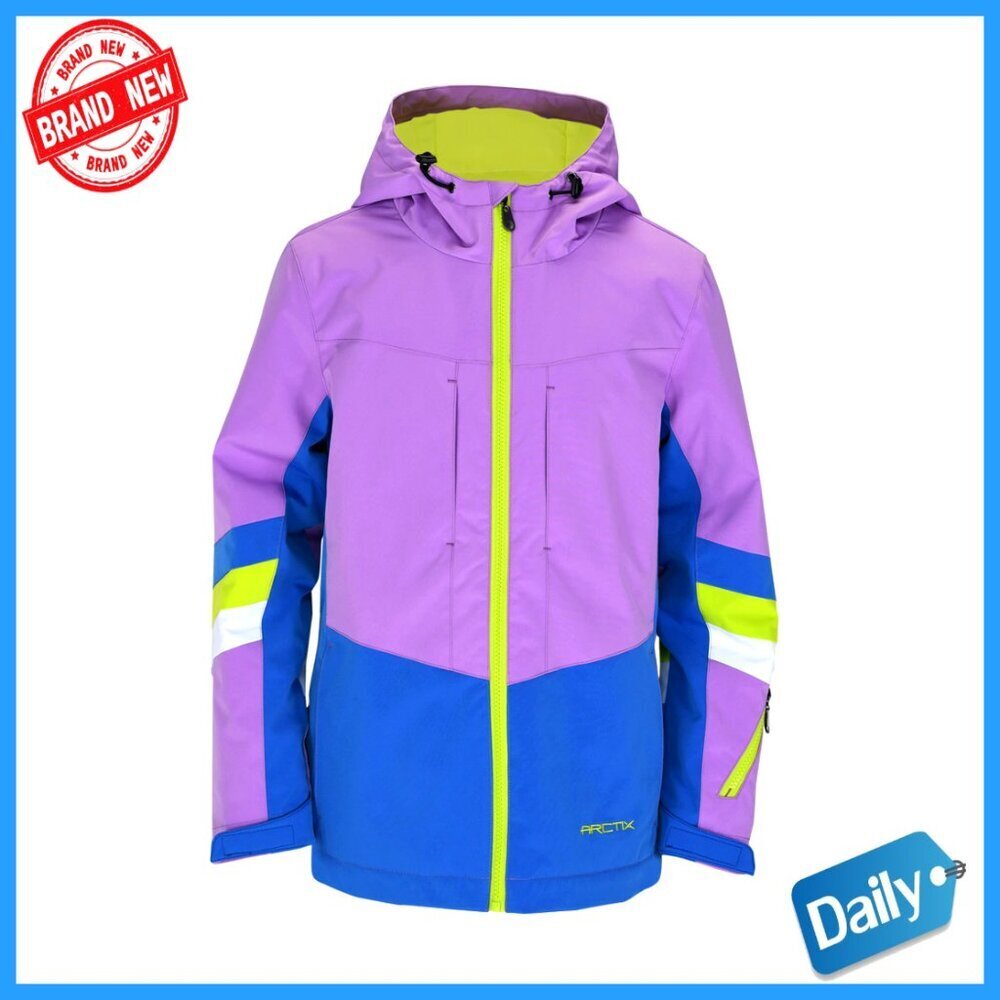 Toddler Ski Jacket Insulated Snowboard Coat Warm Winter Outerwear Adjustable Fit